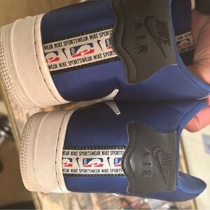 Nike Air Blue and White Sneakers